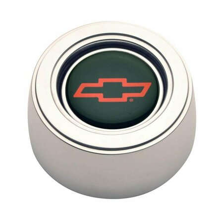 GREEN ARROW EQUIPMENT 11-1522 GT3 Hi-Rise Chevy Bowtie Color Horn Button Polished Emblem GR3608778